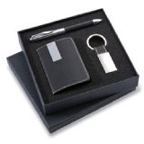 356 - Tükenmez Kalem & Kartvizitlik & Anahtarlık Set